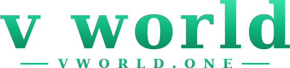 v world logo